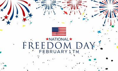 National Freedom Day , vektor background banner . 