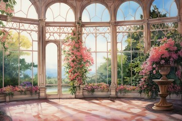 Garden garden architecture building.