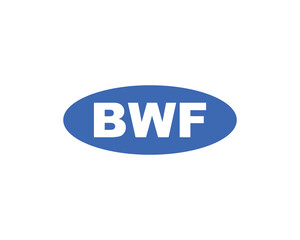 BWF Logo design vector template. BWF