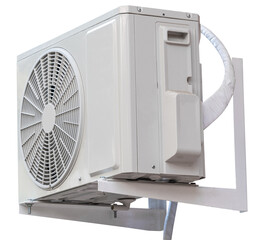 air conditioning compressor isolated on white