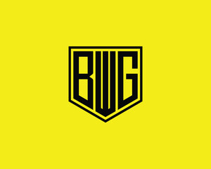BWG logo design vector template. BWG