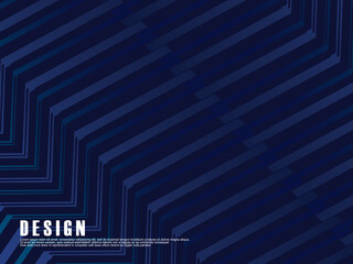 Premium background design with diagonal dark blue stripes pattern. Vector horizontal template for digital lux business banner, contemporary formal invitation, luxury voucher, prestigious gift certific