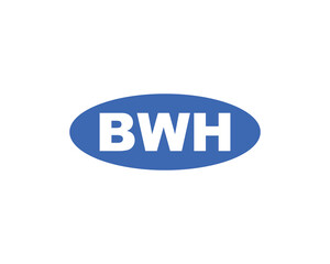 BWH Logo design vector template. BWH