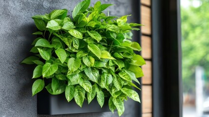 Green Wall Indoor Plant Decor