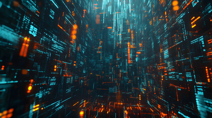 Fototapeta premium abstract digital background
