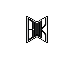 BWK logo design vector template. BWK