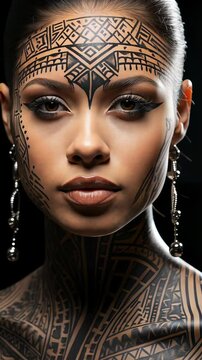Fashion and accessory: tattoo as a modern pattern and body image, celebrating unique symbol in subculture and personal style with ornamental art and identity.