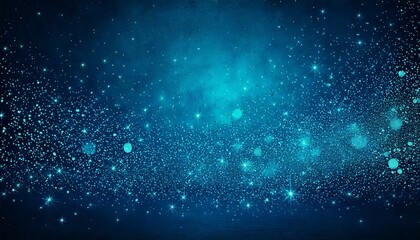 Obraz premium dark blue grunge background adorned with shiny star particles