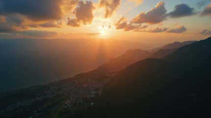 Fototapeta premium Breathtaking Drone Photography of Scenic Cliffs, Fjords, and Coastal Landscapes Across Europe’s Natural Wonders