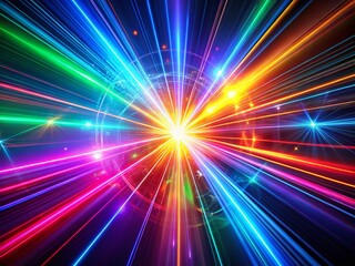 Stunning Laser Plasma Beams Abstract Background for Cutting-Edge Technology and Science Imagery, Perfect for Futuristic Designs, Digital Art, and Creative Projects