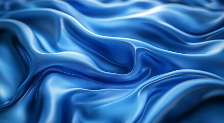 Obraz premium Blue colored background with a smooth gradient, Generative AI