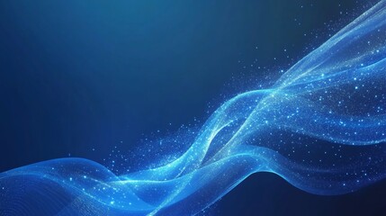 Blue Tech Finance Fintech Background