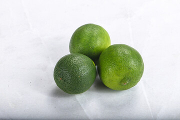 Green sour tropical Lime fruit