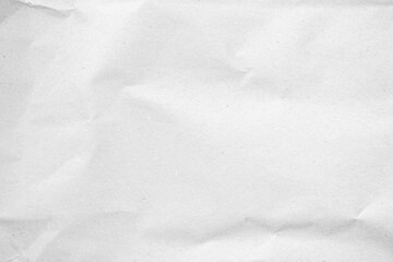 White recycled craft paper texture as background. Grey paper texture, Old vintage page or grunge vignette of old newspaper. Pattern rough art creased grunge letter. Hardboard with copy space for text.