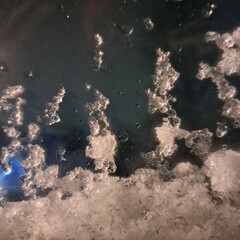 wet snow natural texture 