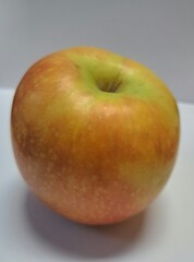 red apple on a white background