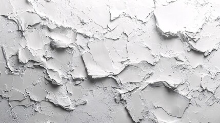 Obraz premium Abstract White Texture Rough Surface Textured Background Grunge Wall Painterly Brushstrokes