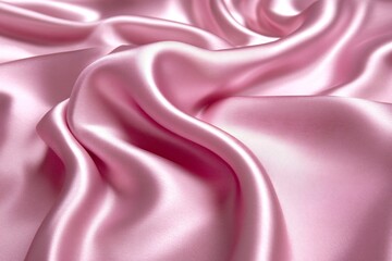 Obraz premium Smooth Pale Pink Satin Fabric Background