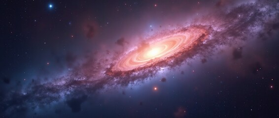 Fototapeta premium space abstract landscape