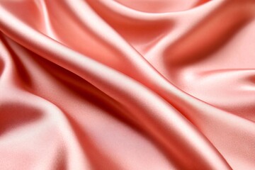 Soft Coral Pink Matte Fabric Background