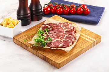 Italian pork sausage - prosciutto crudo