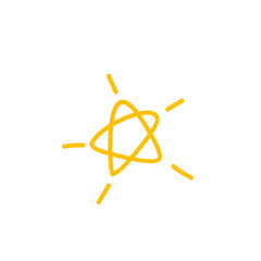 doodles of stars and star sparkles