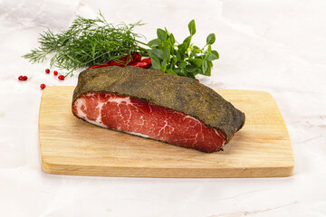 Delicous tasty dry pork jerky