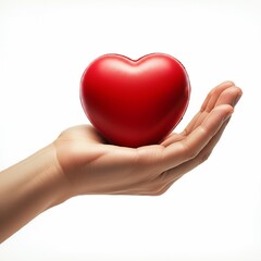 Fototapeta premium heart in hand