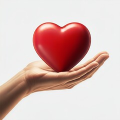 Fototapeta premium heart in hand