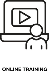 Online Training Vector illustation
