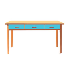 Cute Cartoon Desk, Cute Desk Vector, Cute Desk Clipart