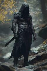 Fototapeta premium Fantasy game characters,Generative AI