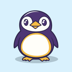 cute Cartoon Penguin, Cute Penguin Vector, Cute Penguin Clipart