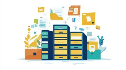 Data cataloging platforms organizing and indexing large datasets