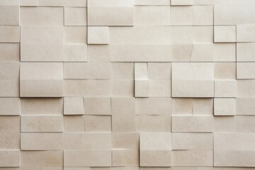 Wall embossing geometric stone wall architecture pattern.