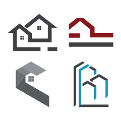 Real Estate  Property and Construction Logo