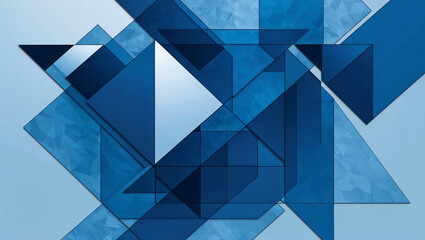 Complex blue geometric pattern with intersecting quadrilaterals.
