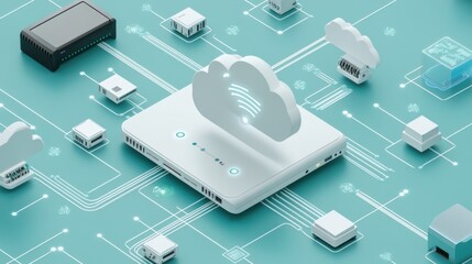IoT gateways connecting multiple devices to a central cloud-based