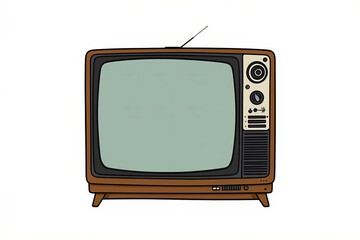 Experience Vintage Television's Charm: Nostalgic, Timeless, OldSchool, Classic, Antique, Retro