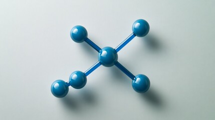 Abstract Blue Sphere Connection   Network  Technology  Business Concept