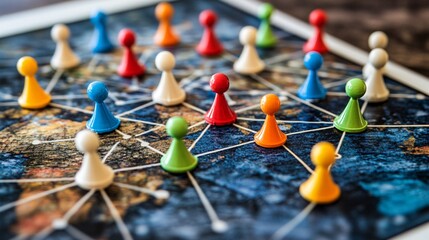 Tablet displaying customer segmentation data with demographic, psychographic, and geographic variables for personalized marketing efforts with empty space for text