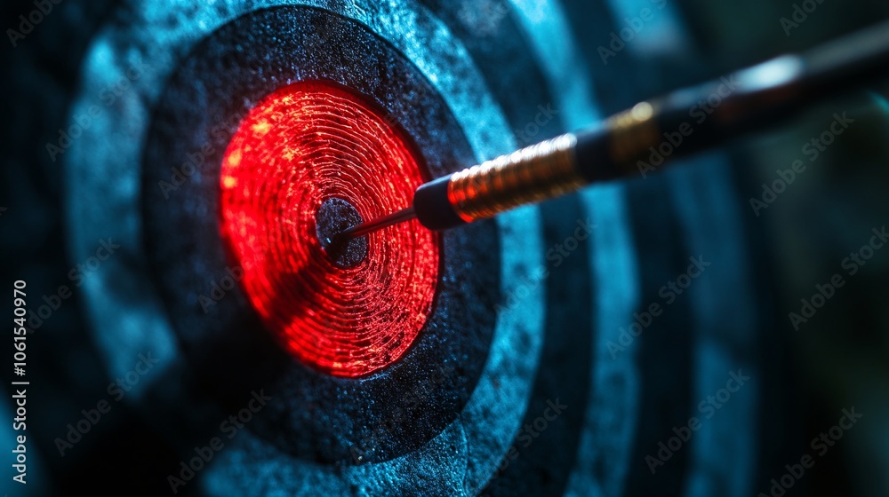 Aufkleber Image of a digital ad manager interface for adjusting campaign goals, target audiences, and budget allocation for a well-optimized reach with empty space for text
