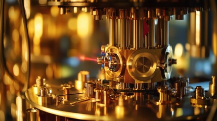 Fototapeta premium Quantum key distribution (QKD) ensuring unbreakable encryption