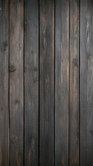 Obraz premium Dark wooden planks create a rustic, textured backdrop for various designs