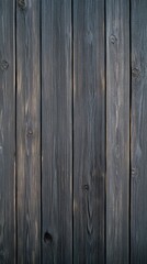 Naklejka premium Rustic dark wooden planks on a wall in a cozy interior setting
