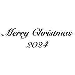 Fototapeta premium Merry Christmas font