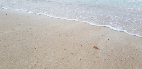 waves on the beach
