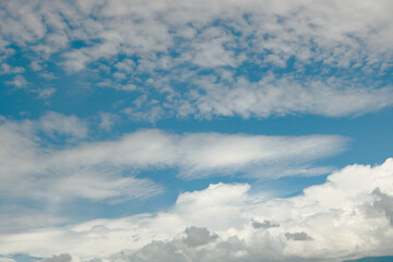 blue sky with clouds
