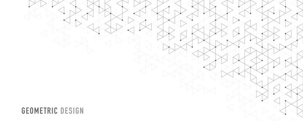 Abstract vector background with a geometric pattern of triangle shapes. Graphic design element 