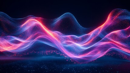Obraz premium Create stunning visual effects with vibrant light waves